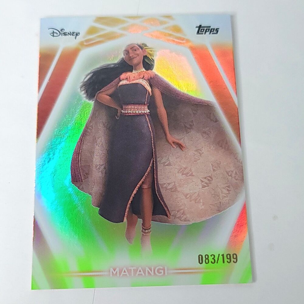 Matangi Topps 2026 Disney Neon Holo Parallel Refractor Limited 083/199